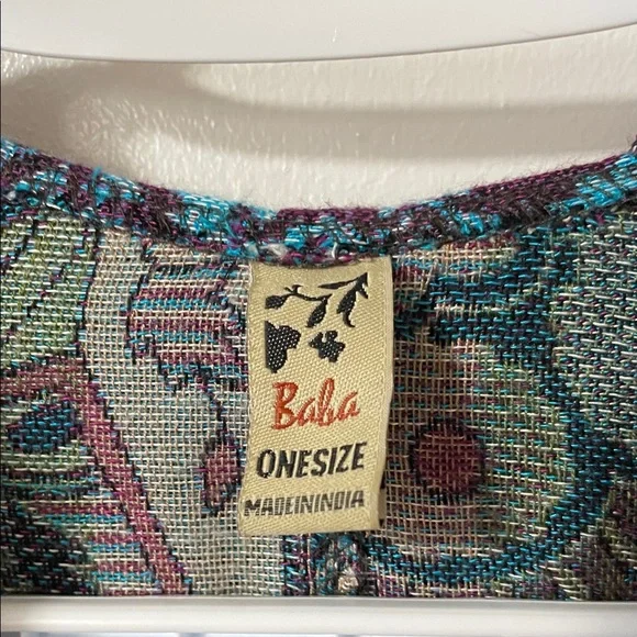 Baba Mulicolour/Pattern Duster Size O/S - Picture 4 of 10